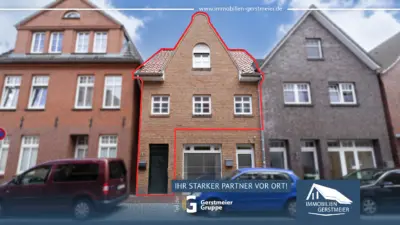 Stadtwohnung mit Charme – Wohnen auf mehreren Ebenen!, 26603 Aurich, Apartment