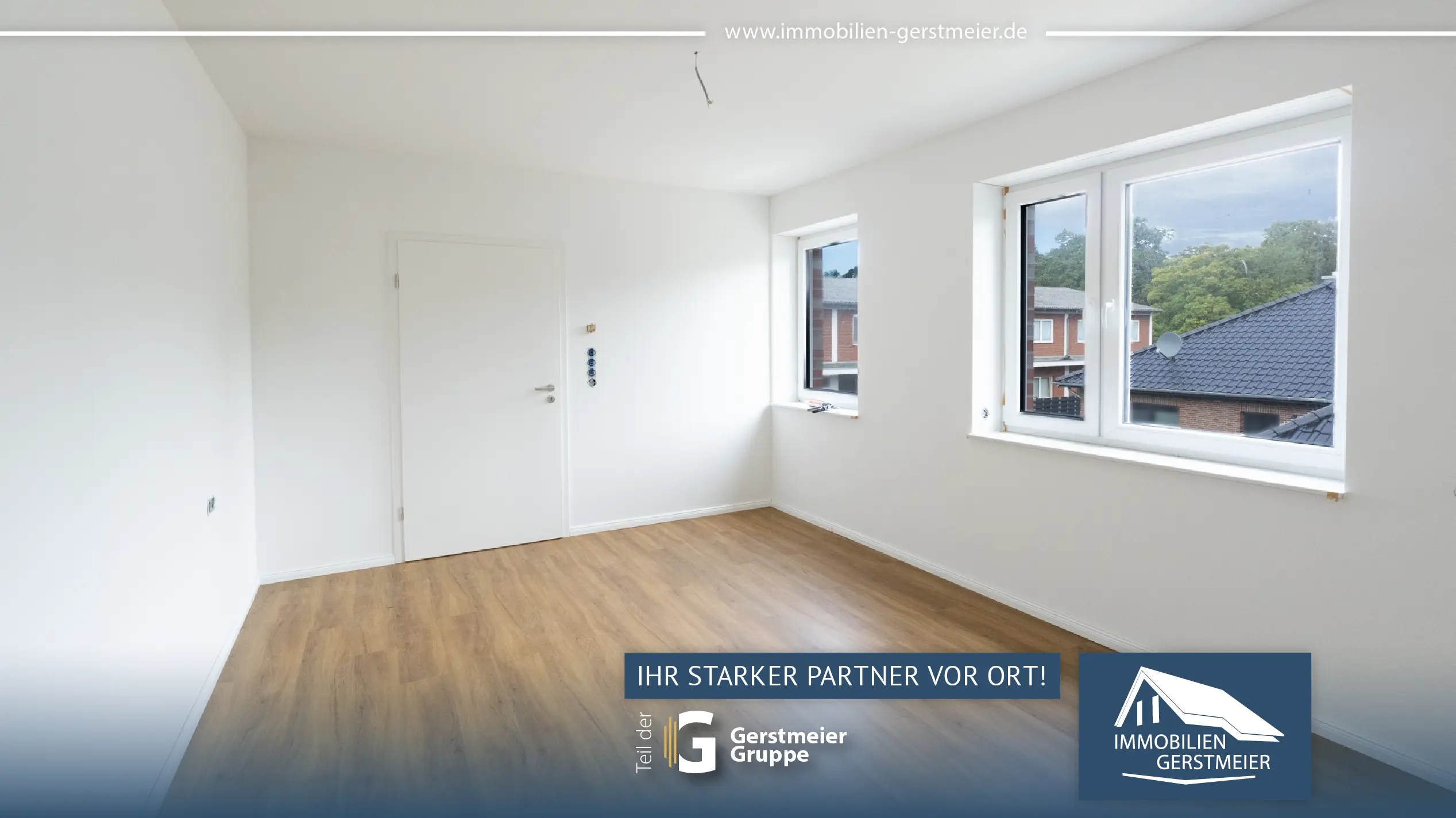 Stilvolle 3-Zimmer-Wohnung im Neubau, 1. OG – Aufzug, Balkon & Ortskernlage