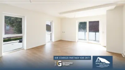 Helle 2-Zimmer-Obergeschosswohnung – Neubau in Top-Zentrumslage, 26670 Uplengen, Apartment