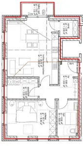 Grundriss OG - WE 3.1