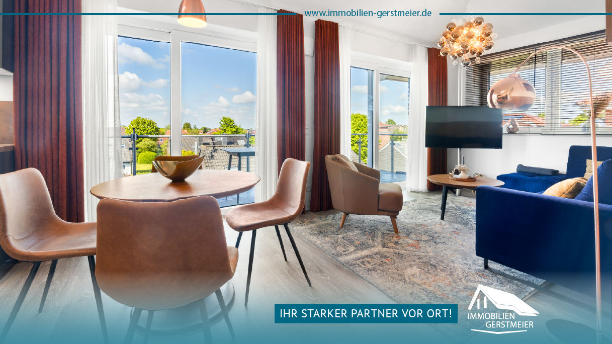Voll ausgestattetes, luxuriöses Penthouse mit Urlaubsflair und Weitblick