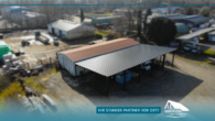 Titelbild Lagerhalle - Drohne