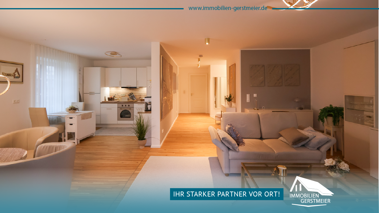 Exklusive Wohnlage - 3-Zimmerwohnung in einer Villa im 1. Obergeschoss mit Tiefgaragen-Stellplatz