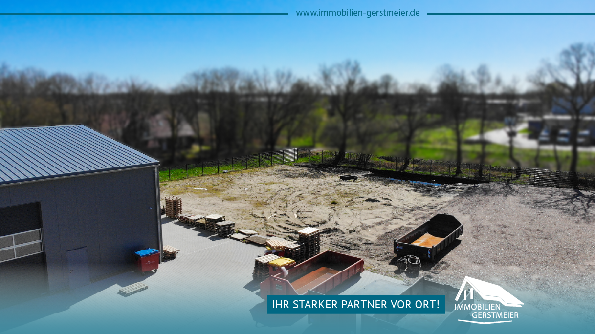 Neubau! 3 x Hallenabteil mit jeweils 200 m² im Gewerbegebiet Schirum zu vermieten!