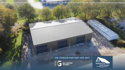 Neubau! 3 x Hallenabteil mit jeweils 200 m² im Gewerbegebiet Schirum zu vermieten!, 26605 Schirum, Lagerfläche