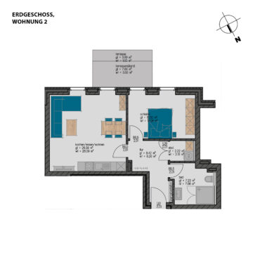 Wohnen in zentraler Lage – Neubau-Erdgeschosswohnung 26603 Aurich, Erdgeschosswohnung